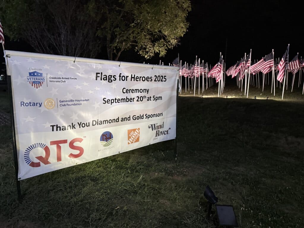 Flags for Heroes 2025 Ceremony