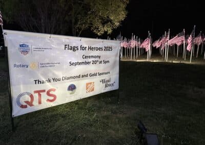 Flags for Heroes 2025 Ceremony