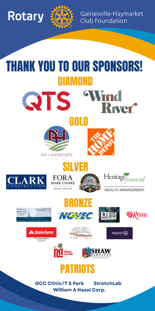 GH Rotary Annual Sponsors 2025